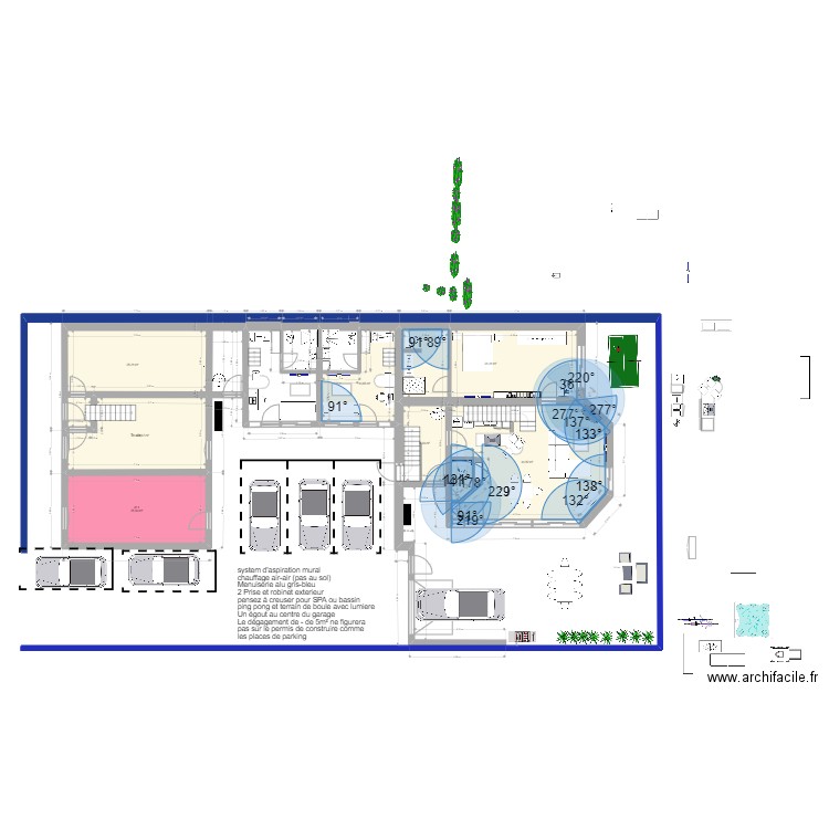 Ma maison à Boylesve 10. Plan de 12 pièces et 253 m2