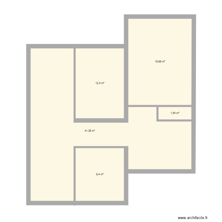 Daouda. Plan de 23 pièces et 255 m2