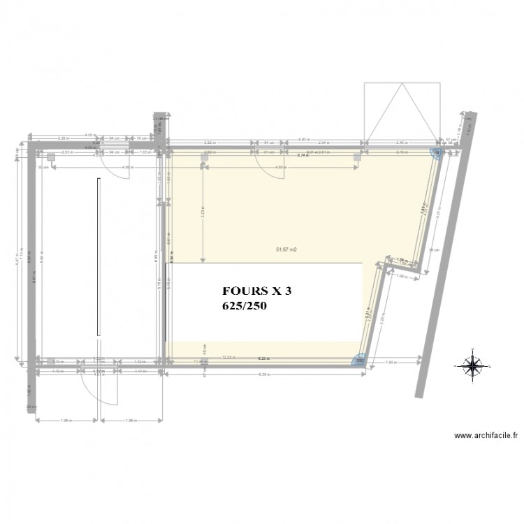 boulangerie 2018 four plonge3. Plan de 0 pièce et 0 m2