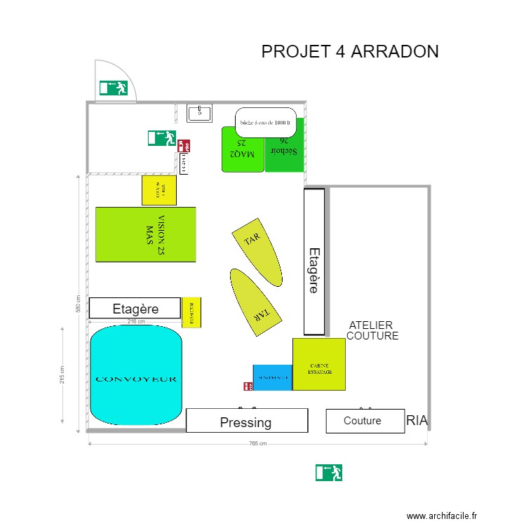 PROJET 5 SUPER U ARRADON. Plan de 0 pièce et 0 m2