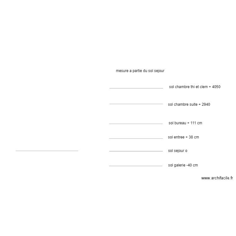 niveau plan1. Plan de 0 pièce et 0 m2