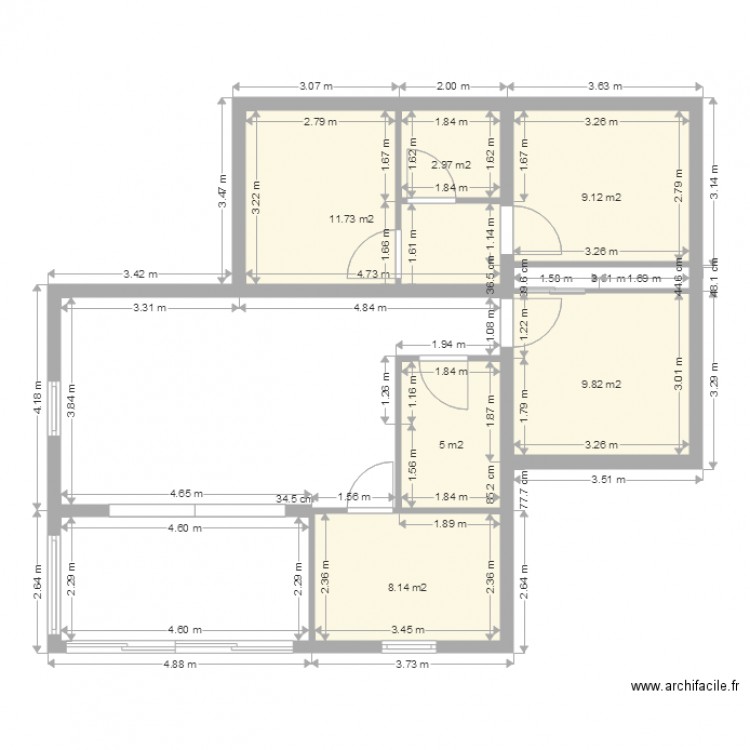 RdC ORIGINE BENIMEIT. Plan de 0 pièce et 0 m2