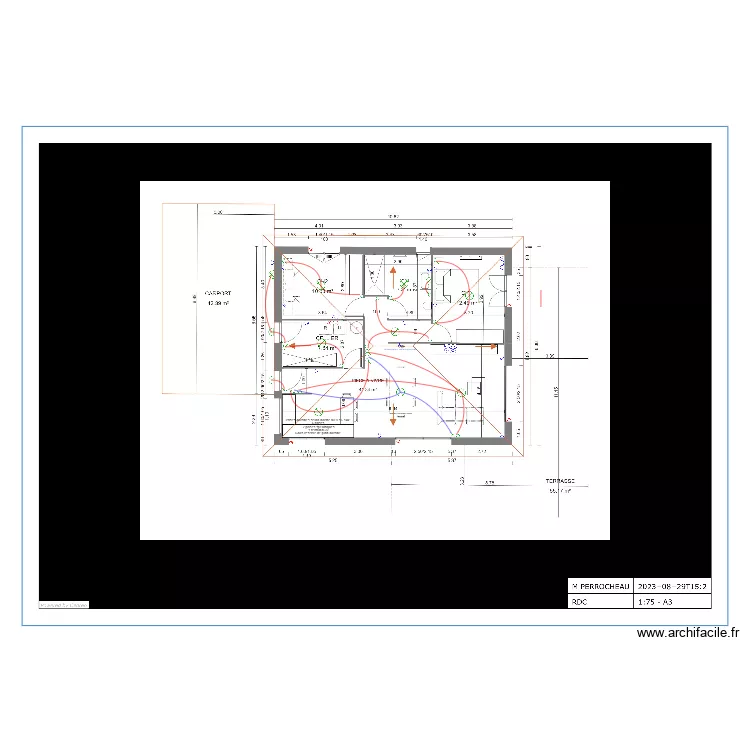 ARBOR PERROCHEAU. Plan de 