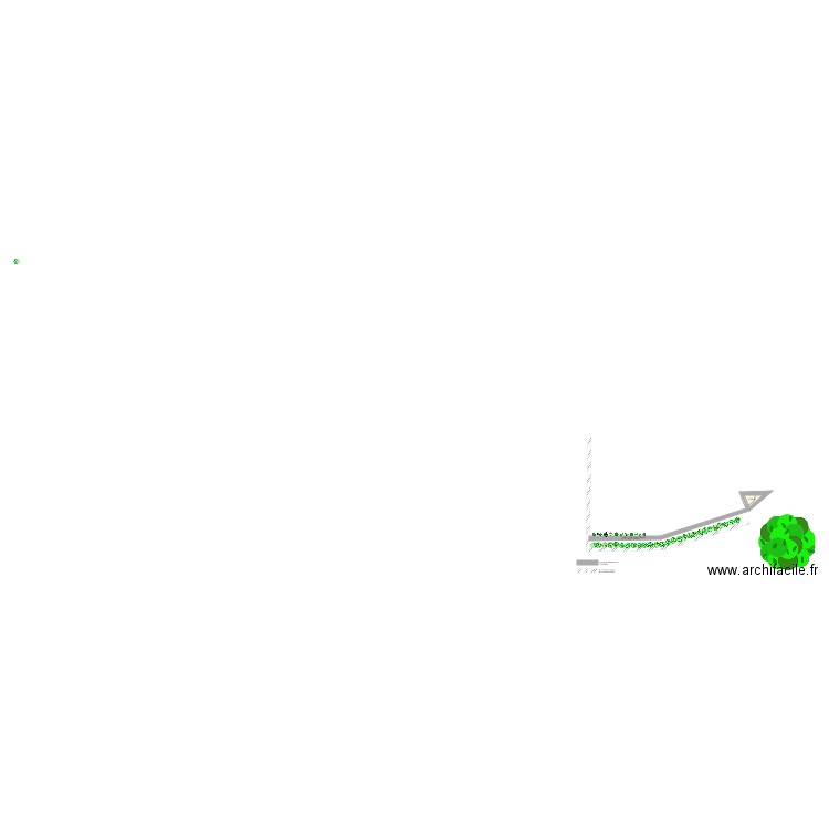 PROJET JH. Plan de 1 pièce et 1 m2