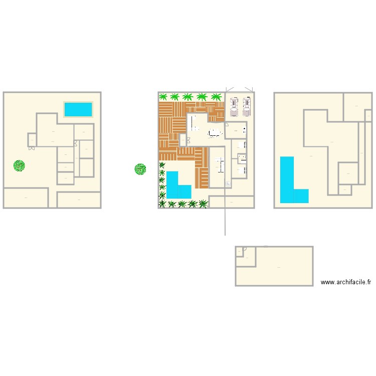 villa surgere plan original PLUS MODIF 1. Plan de 0 pièce et 0 m2