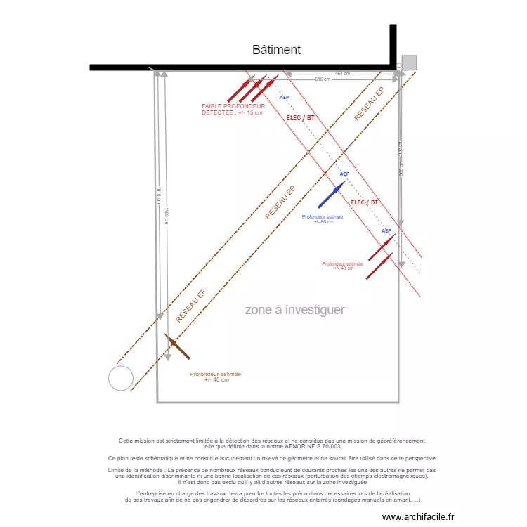 TAILLY THOMASSIN . Plan de 