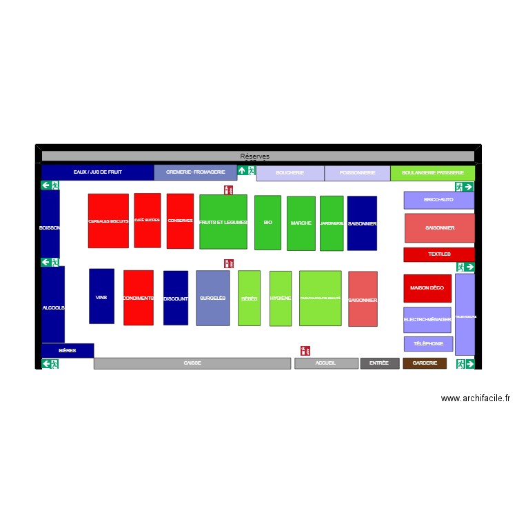 COURS . Plan de 0 pièce et 0 m2