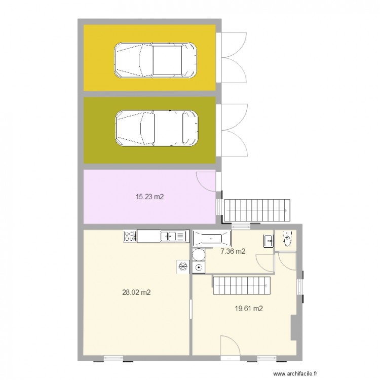 plan de maison j 2. Plan de 0 pièce et 0 m2