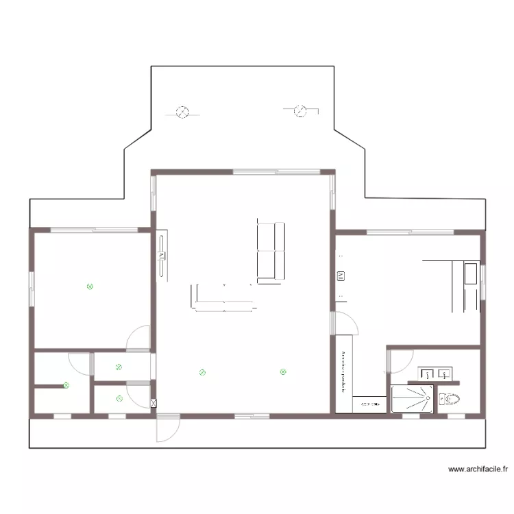 Plan Installation Lumières et interrupteurs. Plan de Plan Installation Lumières et interrupteurs. Plan de