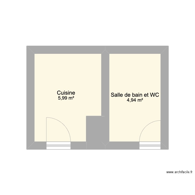 Carita. Plan de 0 pièce et 0 m2