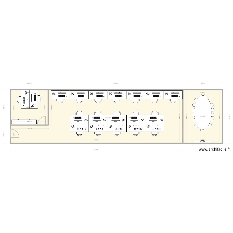 Plan V (shop) 2. Plan de 3 pièces et 103 m2