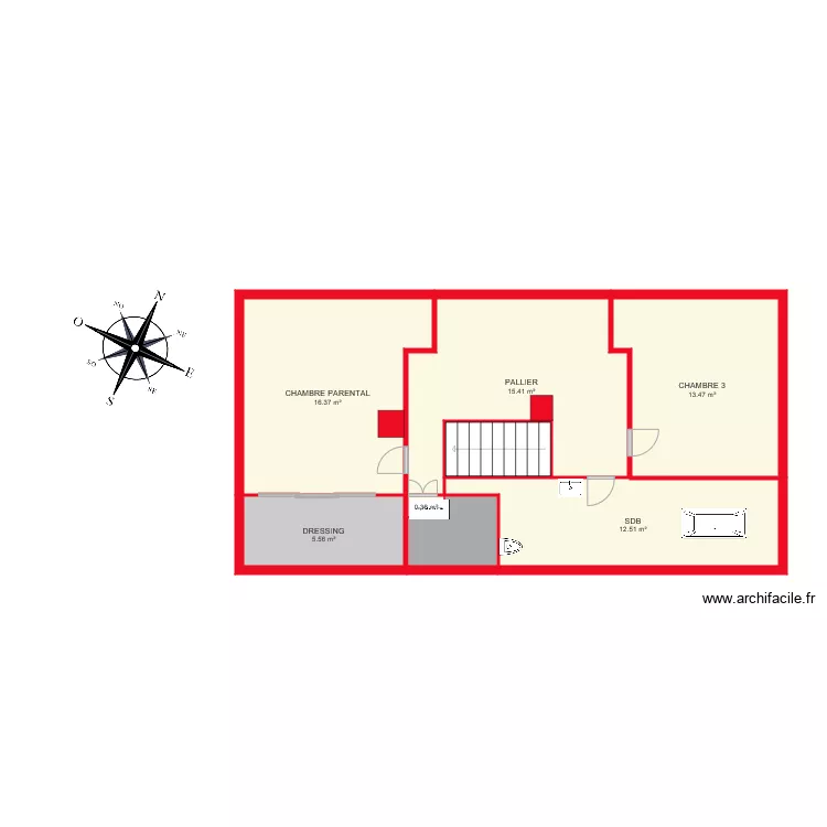 BI 4655 MEISTRATZHEIM FREDERIC ETAGE. Plan de 