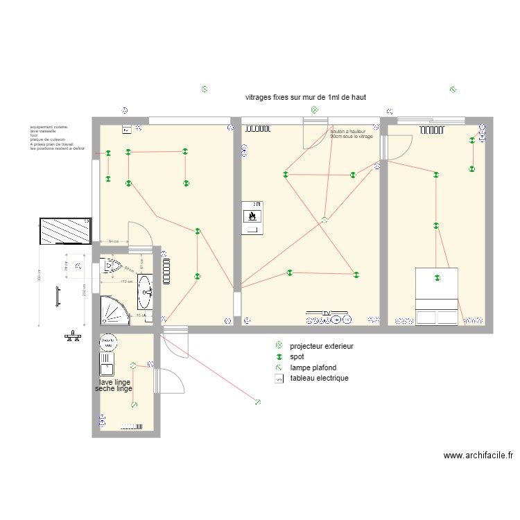 appartement bis. Plan de 0 pièce et 0 m2