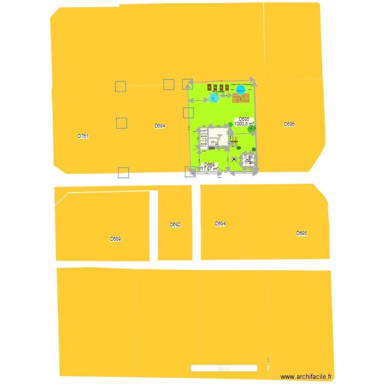 cugny plan de masse v2. Plan de 0 pièce et 0 m2