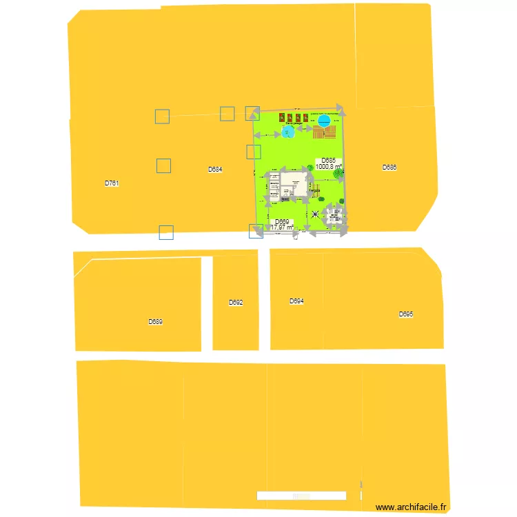 cugny plan de masse v2. Plan de 