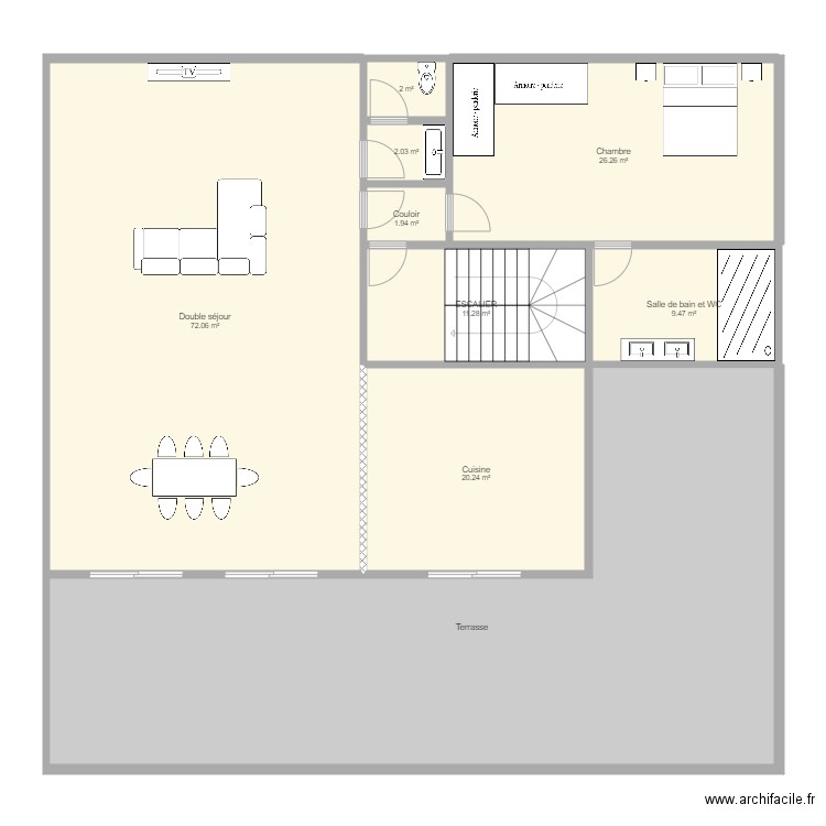 villa Ngaparou V6. Plan de 0 pièce et 0 m2