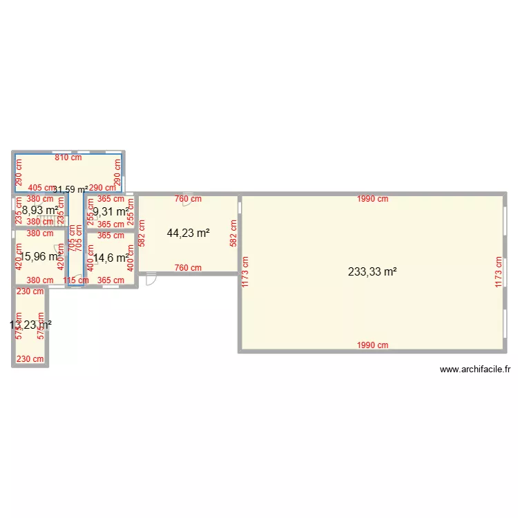 maison. Plan de maison. Plan de