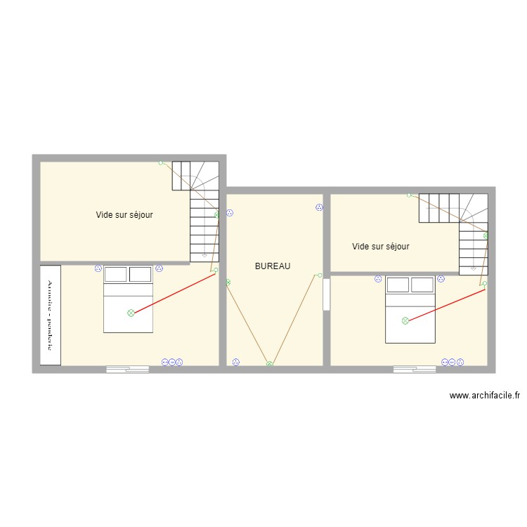 Plan étage FOLIO. Plan de 0 pièce et 0 m2