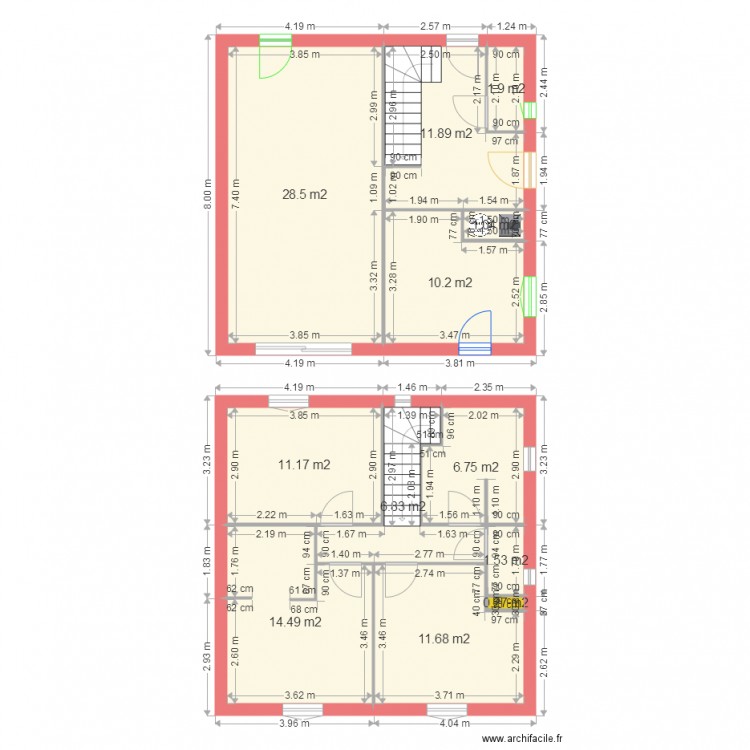 maison julia RDC R1 NEW. Plan de 0 pièce et 0 m2