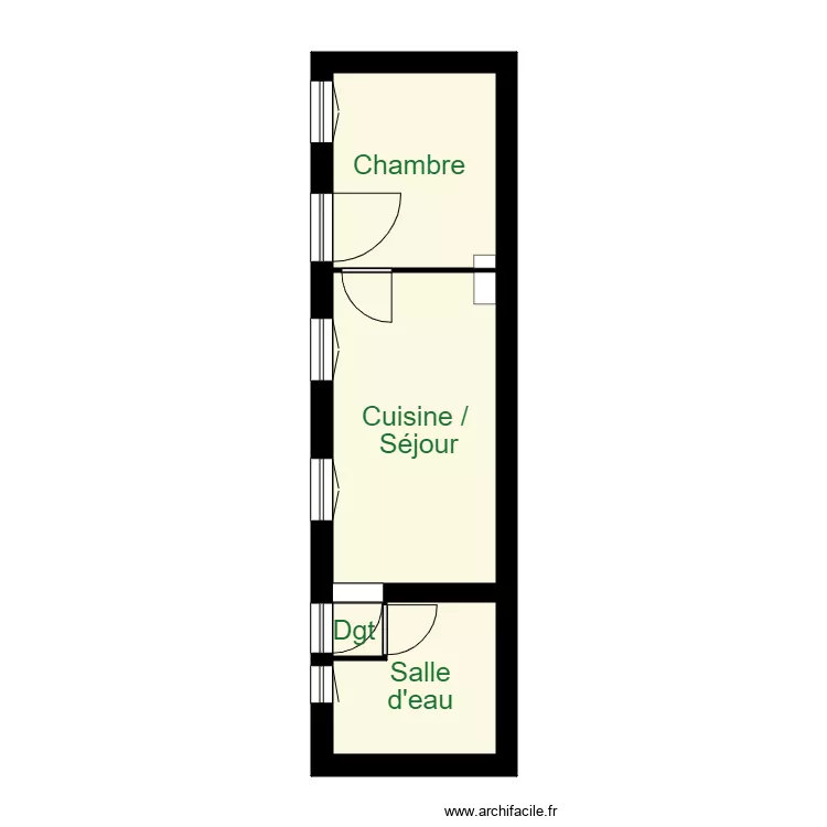 MALGOUYRES APPT 2. Plan de 