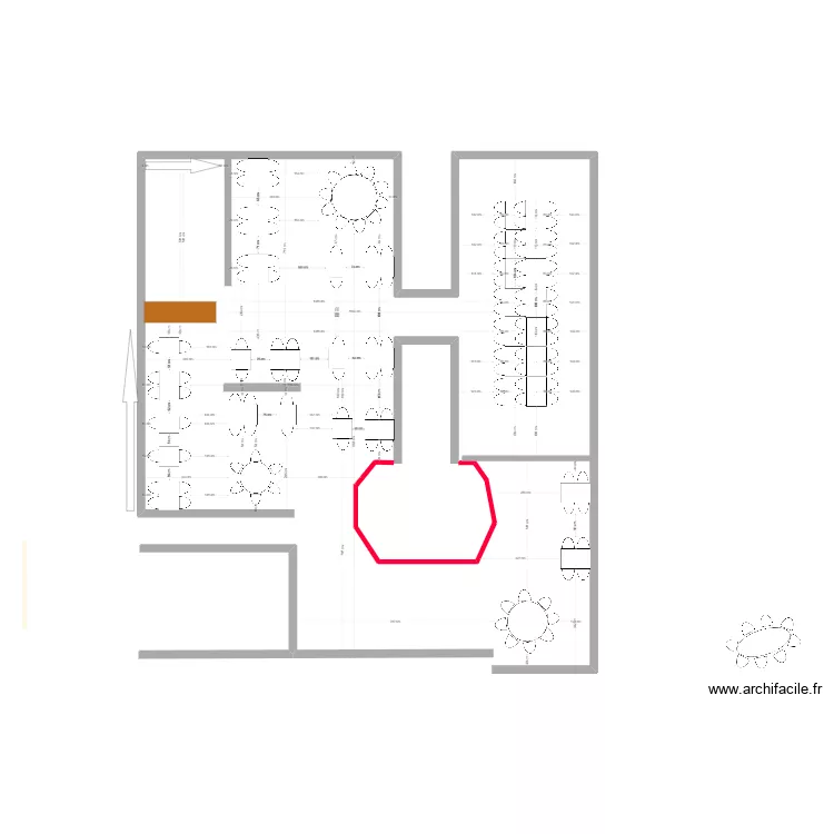Maison Yang. Plan de 