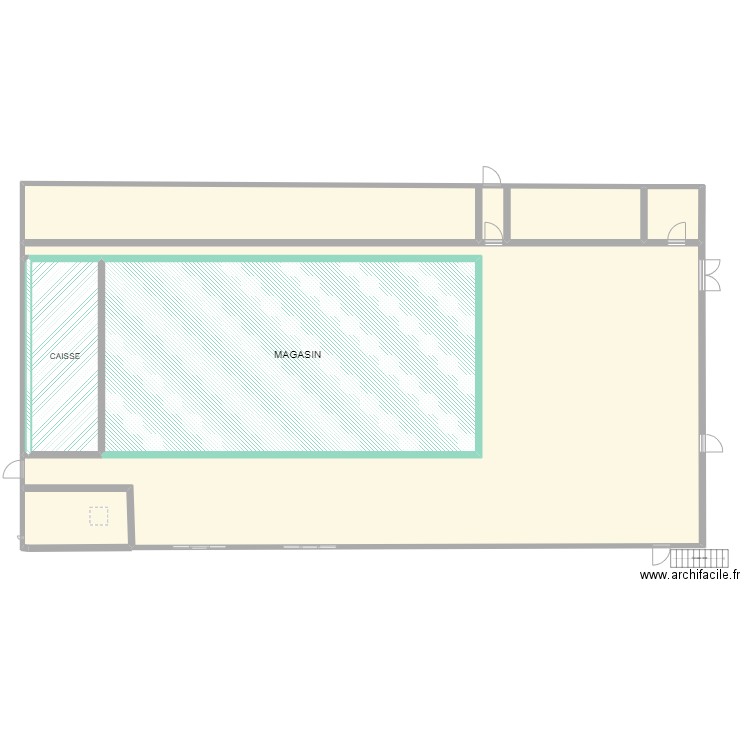 PLAN MAGASIN. Plan de 0 pièce et 0 m2