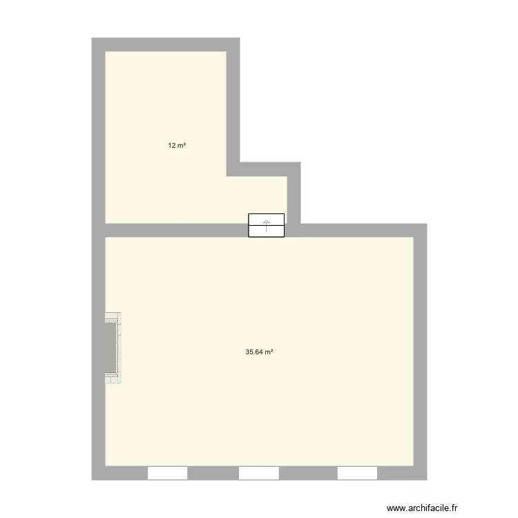 PLAN 123 place Saint L&eacute;ger actuel. Plan de 