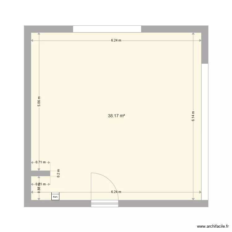 cabinet claire bis. Plan de 