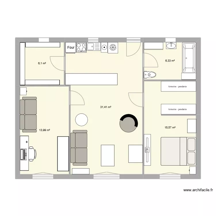 maison garage marie 2. Plan de 5 Pièces et 73 m² maison garage marie 2. Plan de 5 Pièces et 73 m²