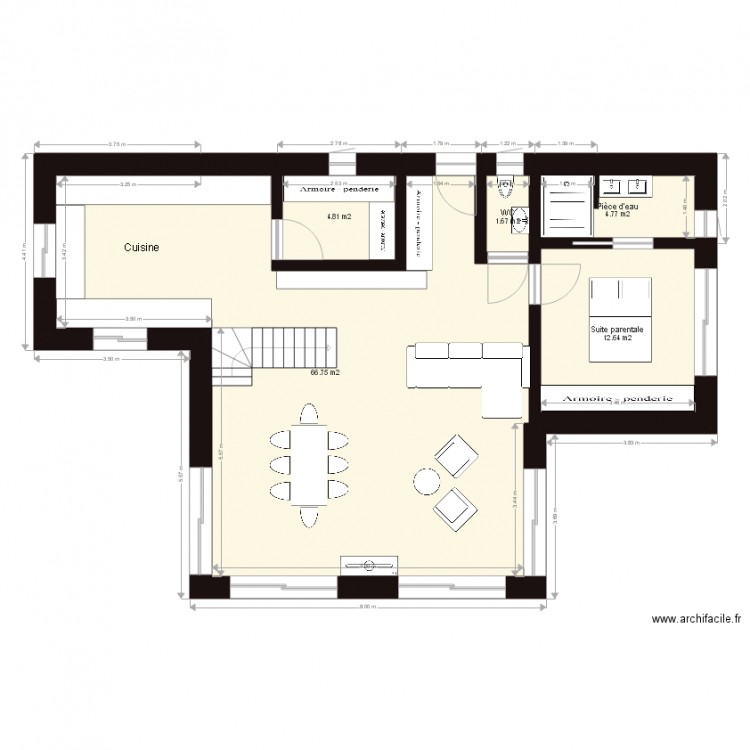 Groisy n0 15 bis. Plan de 0 pièce et 0 m2