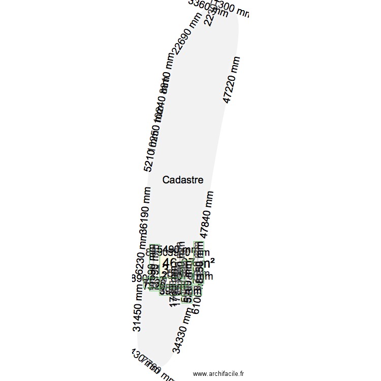 test. Plan de 2 pièces et 159 m2