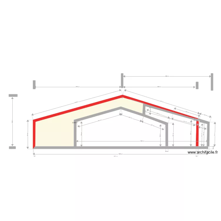 tonnara vue de cote. Plan de tonnara vue de cote. Plan de