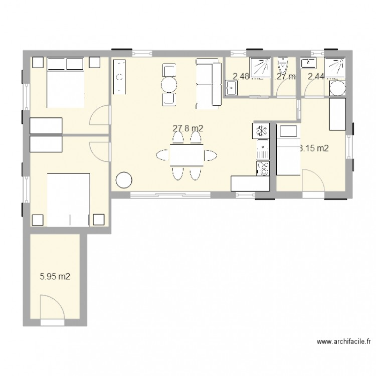 1 irlande. Plan de 0 pièce et 0 m2