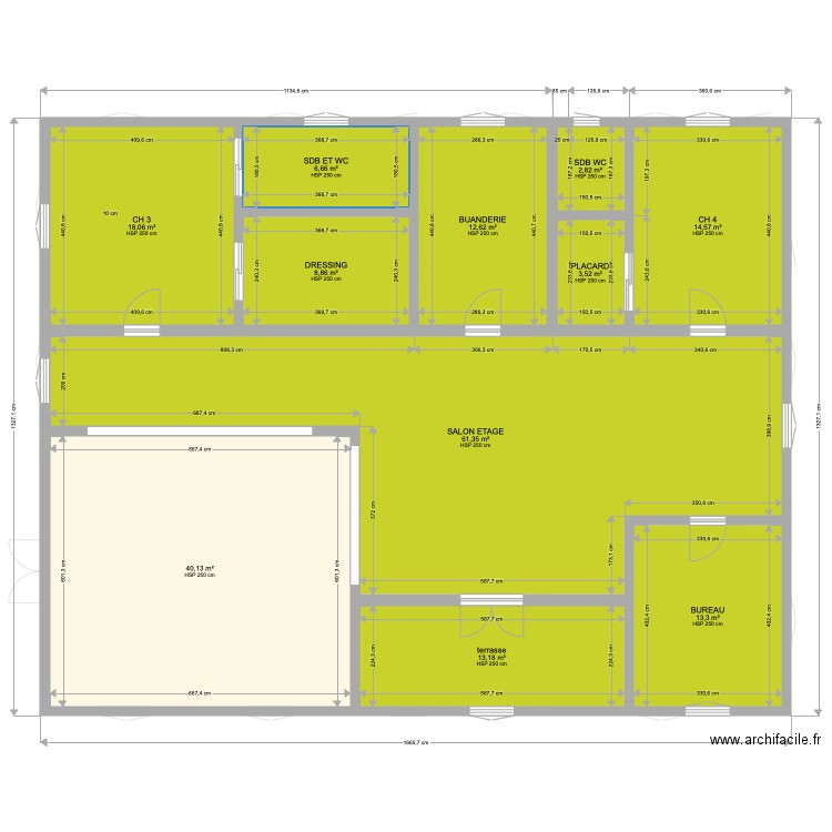 MAISON 2021 GABON. Plan de 28 pièces et 388 m2