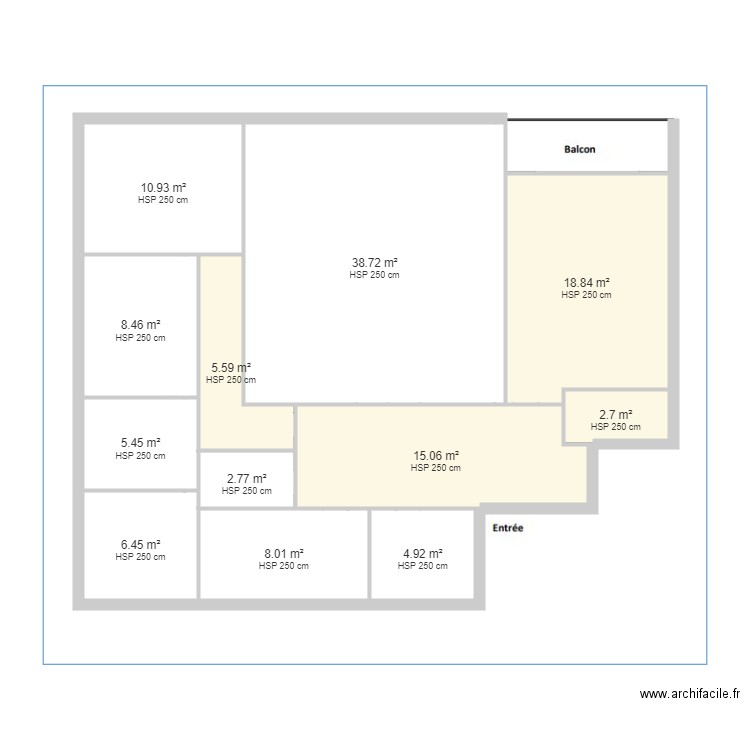 perso. Plan de 0 pièce et 0 m2