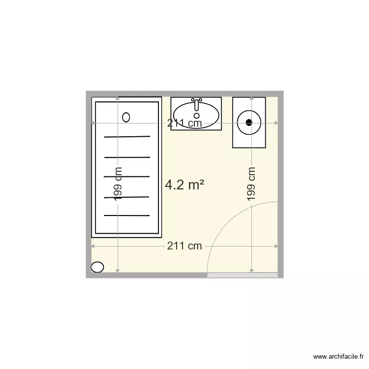 VERNACHT CHRISTIANE. Plan de 