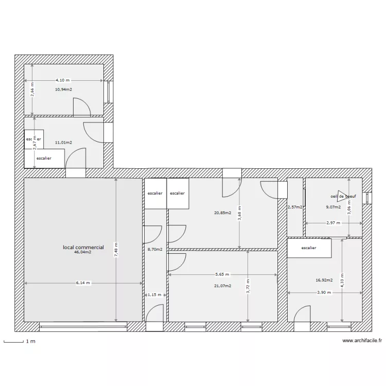 til chatel rdch. Plan de 