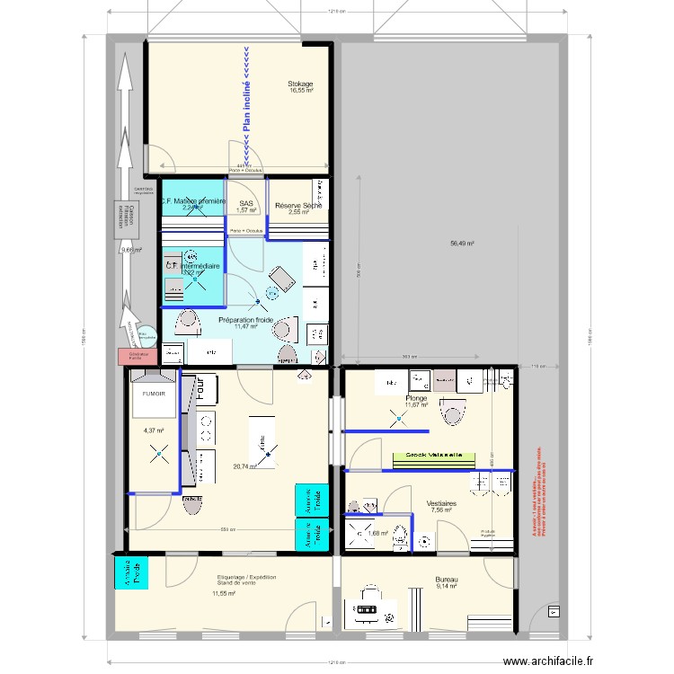 Bistrot Gourmet 005. Plan de 0 pièce et 0 m2