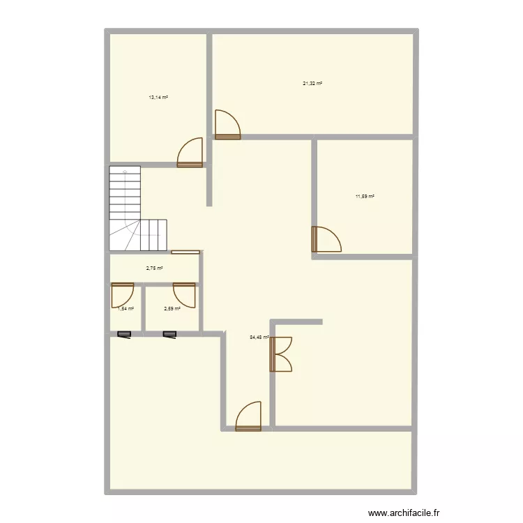 CHERIF2. Plan de 7  et 137 m²
