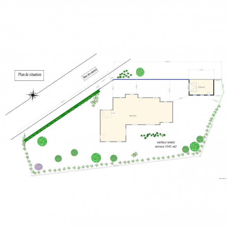 Plan situation 5 . Plan de 0 pièce et 0 m2