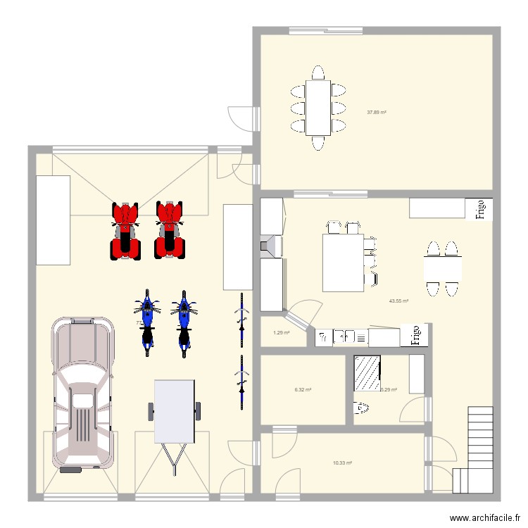 Test 1. Plan de 0 pièce et 0 m2