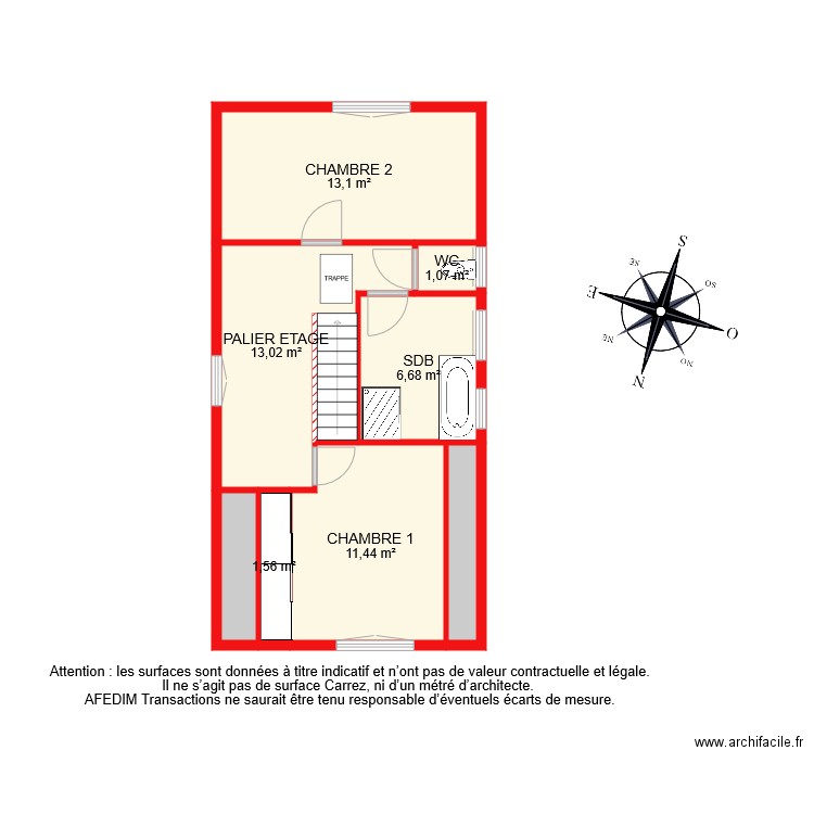 BI 7918 ETAGE PASCAL. Plan de 0 pièce et 0 m2