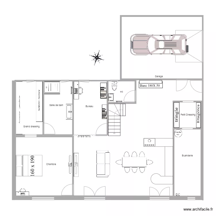 Villers en Ouche projeter. Plan de 