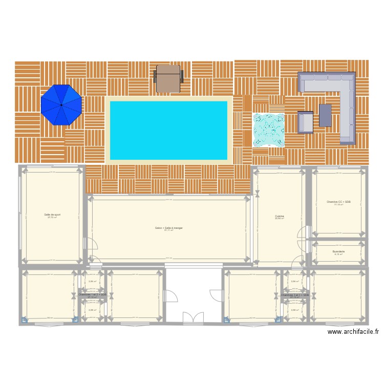 Plan maison. Plan de 0 pièce et 0 m2