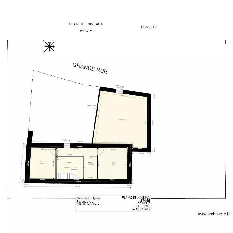 PCMI2C ETAGE. Plan de 