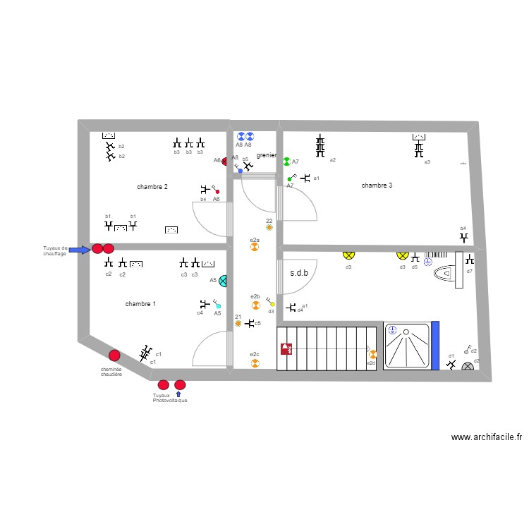Oli étage sans fil  17-08-23 105A fin fin A4?. Plan de 0 pièce et 0 m2
