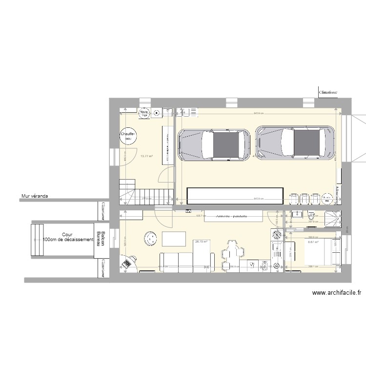 viro studio bis. Plan de 0 pièce et 0 m2