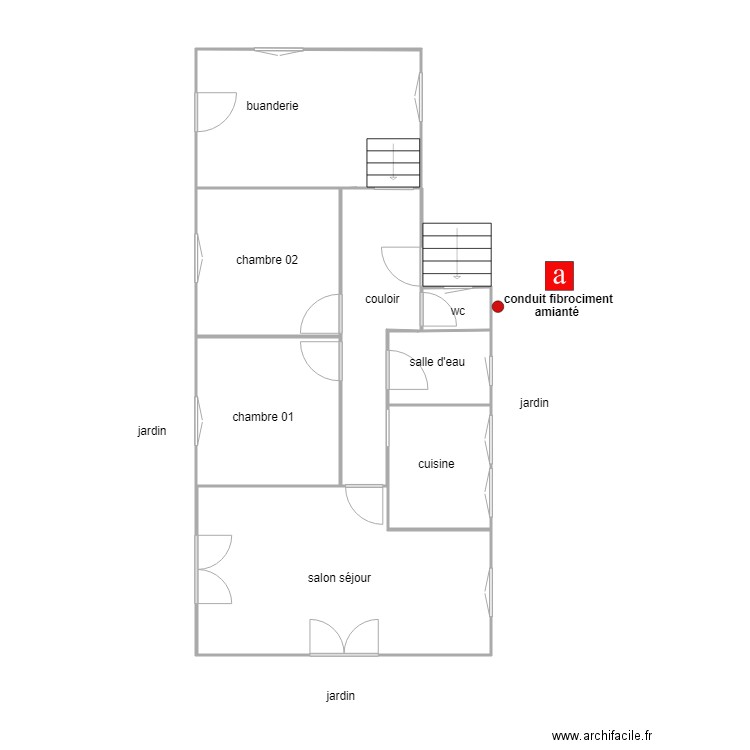 aschtgen. Plan de 0 pièce et 0 m2