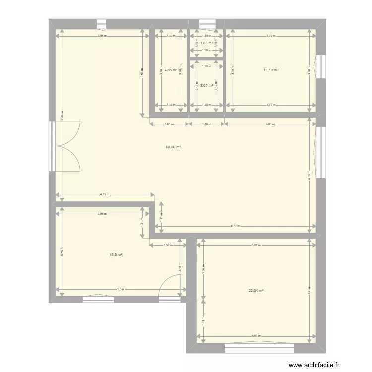 Sermamagny . Plan de 
