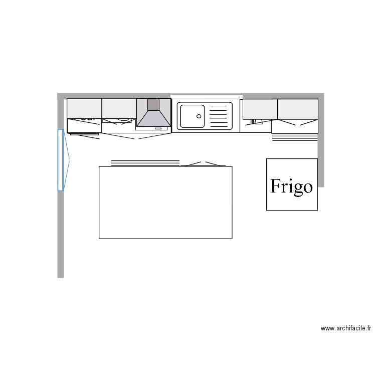 cuisine . Plan de 0 pièce et 0 m2